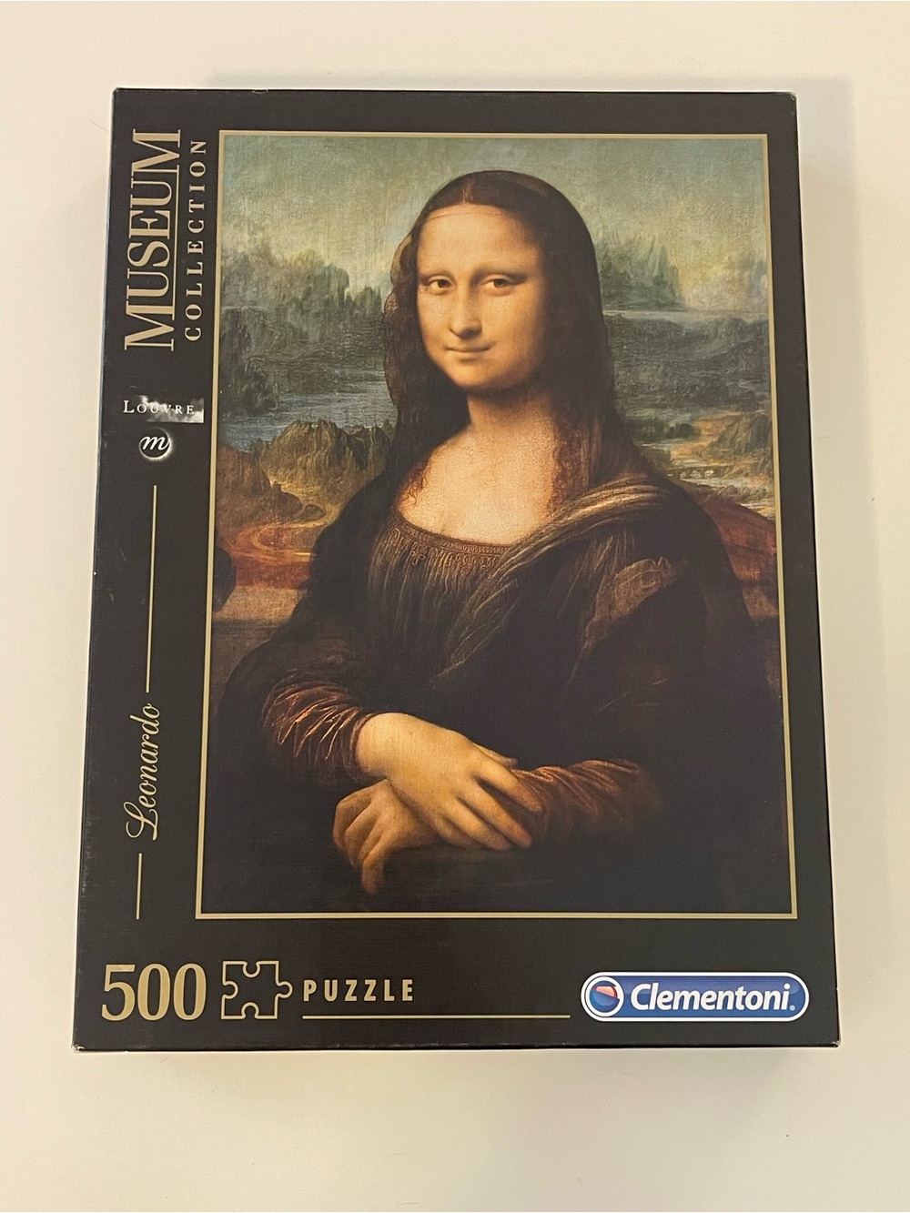 CLEMENTONI Louvre Museum Collection 'Mona Lisa' 500-Piece Puzzle - COMPLETE